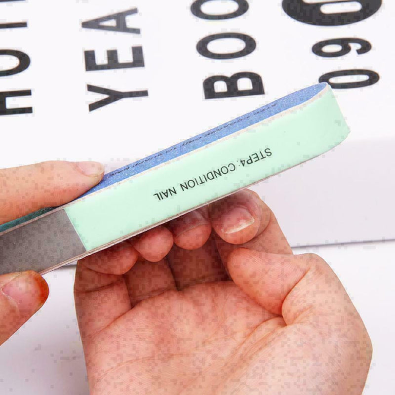 Professional Polishing Manicure File Nail Tool Colorful Tool Printing Nail S3Z1