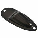 Jack plate, black for Stratocaster L7T8
