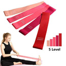5Pcs Resistance Strength Rubber Band Loop Elastic Exercise Yoga Fitness O1E4