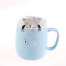 stainless steel coffee tea bear spoon hanging cups tableware kitchen supplies FT