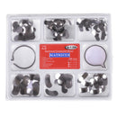 100pcs dental matrix bands sectional contoured matrices wedges BX