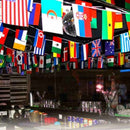 1 set Different Countries Hanging Flag / Banner Office & bar & Hotel & Home A5R6