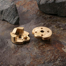 For RC Axial Capra 1.9 SCX10III 2pcs Brass Counterweight Cup Cover Car Accessory