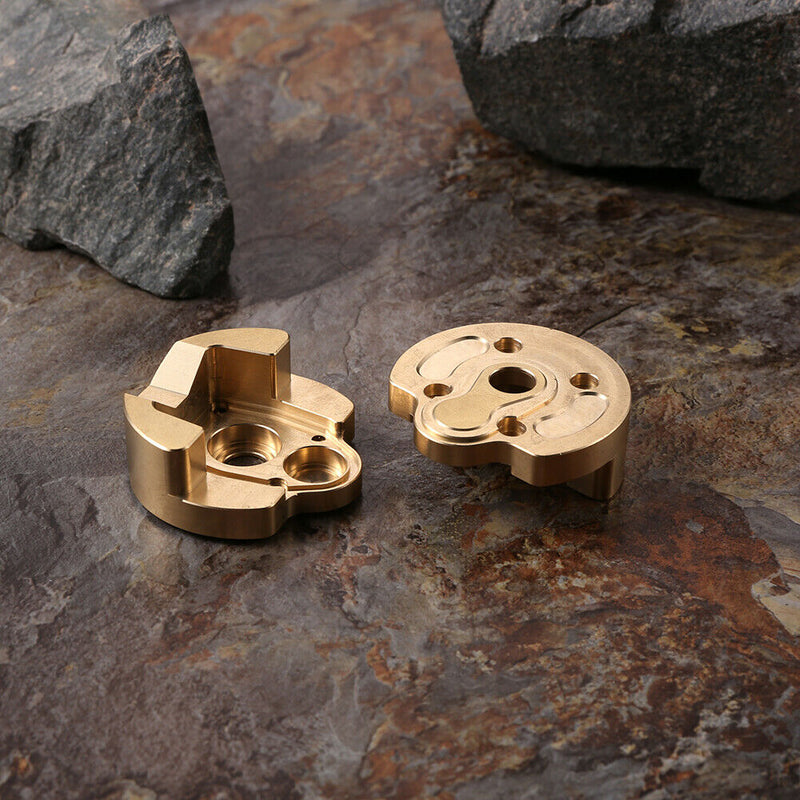 For RC Axial Capra 1.9 SCX10III 2pcs Brass Counterweight Cup Cover Car Accessory