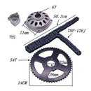 54T 26MM Rear Sprocket Chain Kit for 49cc Engine Mini Moto Pocket Bike