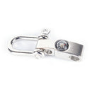 Stainless Steel U Shaped Shackle Buckle For Paracord Bracelets with compass  JR