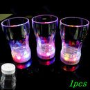 6 LED Light Flashing Decorative Beer Mug Drink Cup For Party Wedding Club New