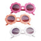 3 Pair Lovely Baby Boys Girls Round Sunglasses Toddler Soft Goggles Eyewear