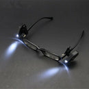 Super Cool LED Reading Lights Clip On  Safety Glasses Glasses Torch Lamp