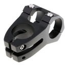 Durable 31.8mm Hollowed Short Handlebar Short Bar Aluminium Bike Stems Black