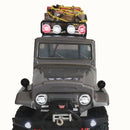 RC 1/10 Roof Luggage Rack LED Light Bar ( 2White 2Red ) for CC01 Axial SCX10