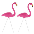 Pack of 2 Plastic Flamingo Garden Stake -  Flamingo Garden Statue - Beautiful