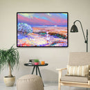 1000pcs DIY Beach Oil Painting Puzzle Educational Learning Assembling Toys