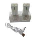 Premium Dual Charging Station with LED Light Plus 2 High Capacity Rechargab P7J3