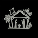 Pious Jesus Nativity Coconut Tree Cutting Dies Scrapbooking Photo Album Craft FT