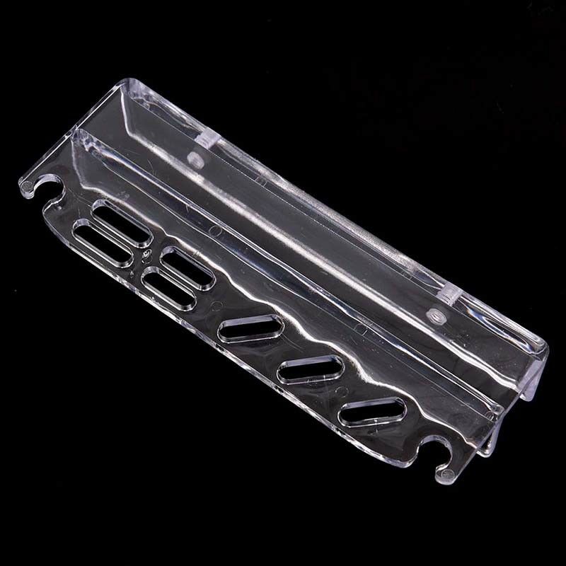Acrylic water plant tool maintenance side holder aquarium tank tweezer scissorOZ