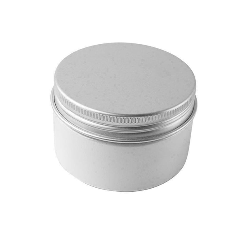 50ml Empty Aluminium Balm cosmetic Tin pot jar containers Packing box R4T7