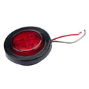 2x Amber 2x Red 2 inch Round 4 LED Trailer Truck Marker Clearance Lamp Kit