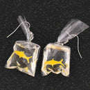 Handmade Fish Earrings Water Bag Dangle Hook Pendant Earrings Cute Girl JewSEAU