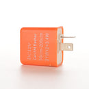 12V 2-Pin Speed Adjustable LED Flasher Relay Fix Motorcycle light Hyper Flash Dz