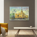 Full Round Drill Diamond Painting DIY European Building Rhinestone Poster