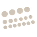 17pcs White Clarinet Mats For Replacement Parts For Wind Instruments