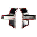 Car Front Bumper Headlights and Grille Cover Trim Chrome Frame for Ford F15