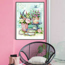 5D DIY Full Drill Diamond Painting Flower Cross Stitch Embroidery Craft