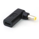 90 Degree USB3.1 USB-C Type-C Female to 5.5x2.5mm DC Male Plug Adapter