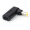 90 Degree USB3.1 USB-C Type-C Female to 5.5x2.5mm DC Male Plug Adapter #JT1