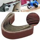10pcs 2"x 27" Sanding Abrasive Belts 60/120/150/240 Grit For Sander Grinding