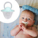 Anti-Dust Cover Baby Pacifier Flat Thumb Pattern Baby Nipples(Green) A