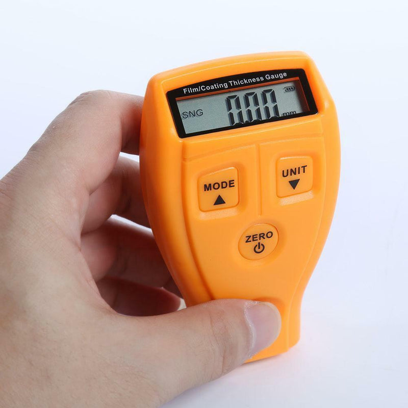 Coating Painting Thickness Gauge Lacquer Metal Film Tester(Yellow English)