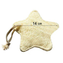 Pentagram Natural Loofah Bath Body Shower Sponge Scrubber Pad Goods Househo X7U2