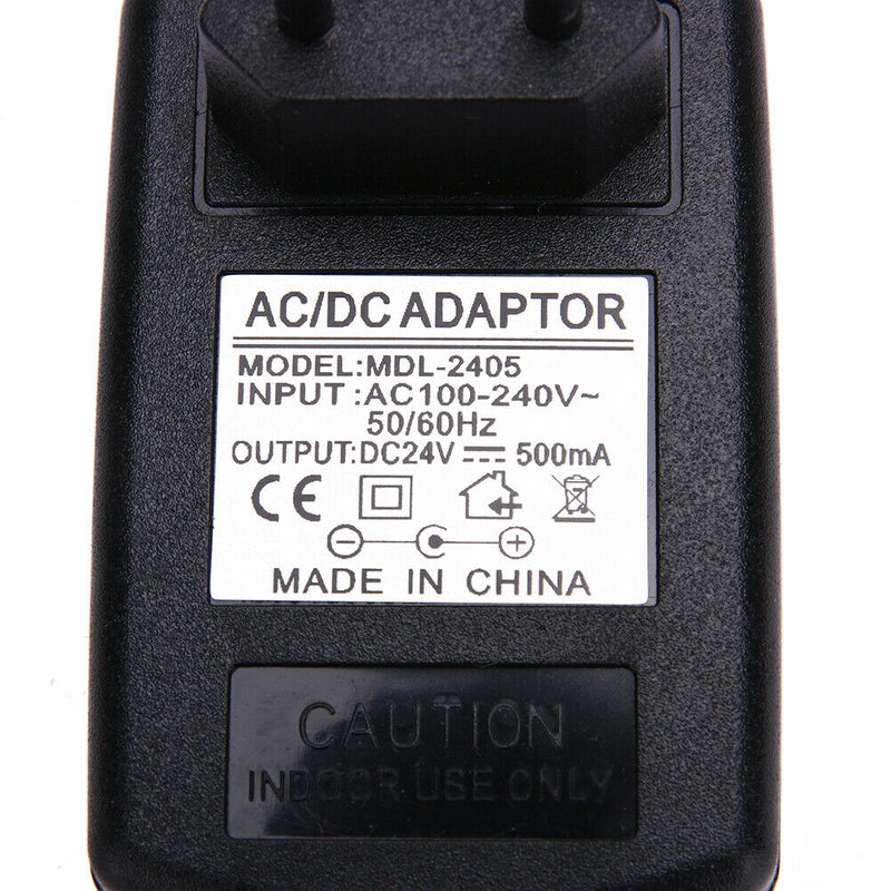 DC24V 0.5A Adapter AC 100V-240V to DC 24V Converter Power Supply Adapter 5.