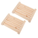 2 Pieces Wooden Sauna Air Vent Ventilation Louver Grille for Sauna Club Hot Tub
