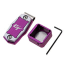 Magnetic Billiard Chalk Holder Pool Cue Sticks Accessory with Clip Purple