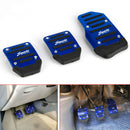 3 Pcs Non Slip Manual Transmission Car Pedal Cover Brake Clutch Accelerator Pad