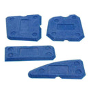 4pcs /Set Caulking Tool Kit Sealant Silicone Grout Removal Finishing & Clea