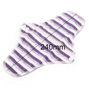 240mm Natural Cotton Reusable Sanitary Towel Pads Cloth Mama Menstrual Pad LJ