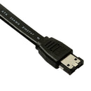 Flat 3Gbps Hi-Speed E-SATA To eSATA Type I External Shielded Cable 6Ft 2M
