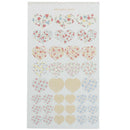 4Pcs Dot Canvas Stickers For DIY Scrapbooking Planner Cardmaking Journaling JR