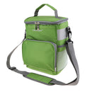 Vertical Portable Insulated Cooler Lunch Box Tote Picnic Storage Bag green