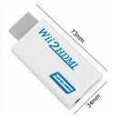 1080p Wii HDMI Adapter Wii to HDMI Converter 3.5mm Adapter Audio HD Video Output