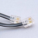 10Pack Telephone Phone Cable Lead RJ11 to RJ11 Plug Curley Connector 2m