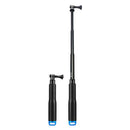 19" Extendable Handheld Selfie Stick Telescoping Pole Aluminum Alloy Monopo