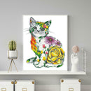 5D DIY Full Drill Diamond Painting Flower Cat Cross Stitch Mosaic Kit Decor