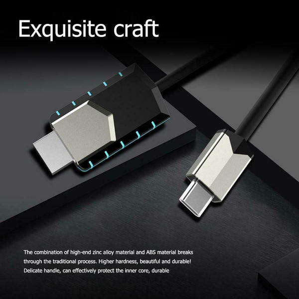 USB Type C to HDMI Cable for Audio Video HDTV Converter for Laptop/Phone #gib