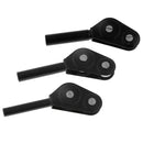 3pcs Fishing Rod Guide Roller Stainless Steel Tip Top Bearing Boat Trolling