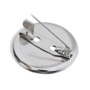 10pcs Brooch Blank Lapel Pin Badge Base Pin-Ba Button Base 23MM Metal